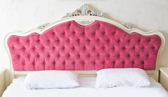 hot pink headboard 
