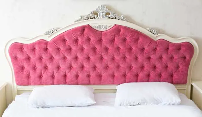 hot pink headboard