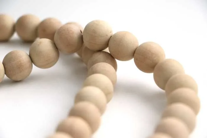 wood beads