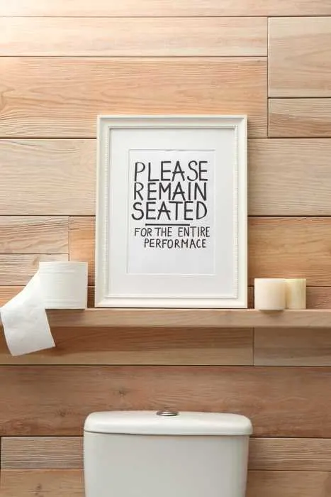funny bathroom sign