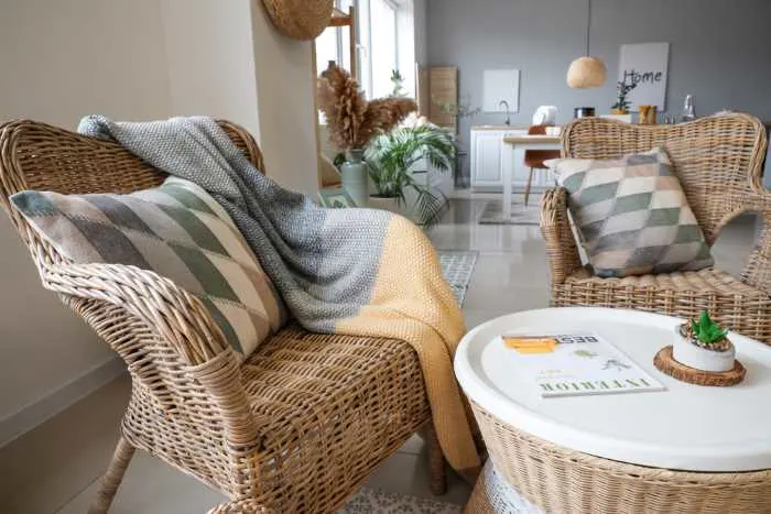 indoor wicker furniture