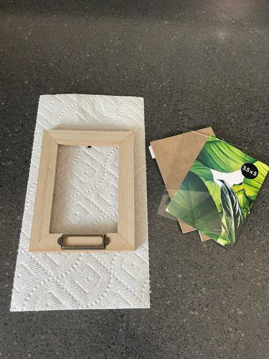 remove the back and glass before painting