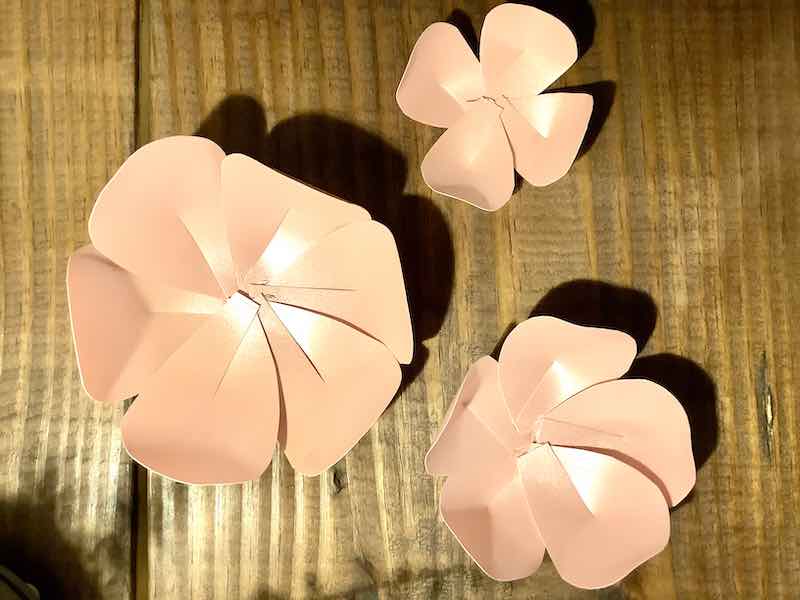 Assembling Paper Flowers. 