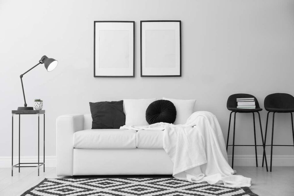 Black and white room