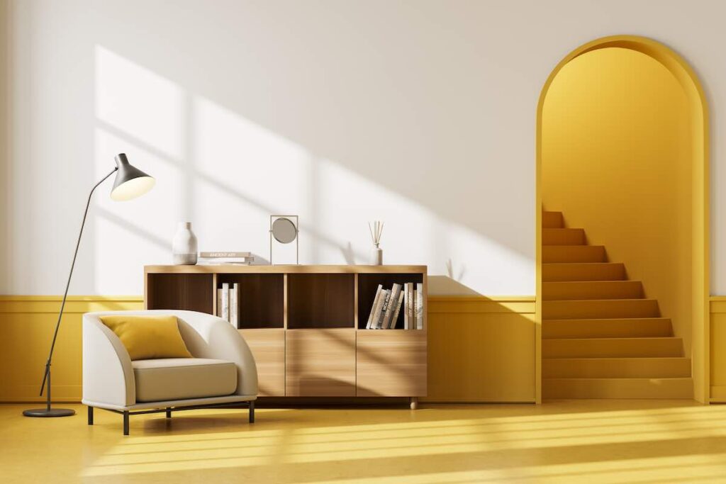 Yellow floor