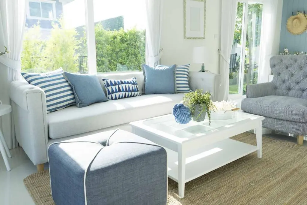 Blue furniture