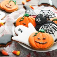 Iced Halloween Cookies