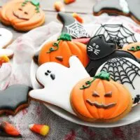 Iced Halloween Cookies