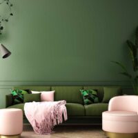 Green and blush