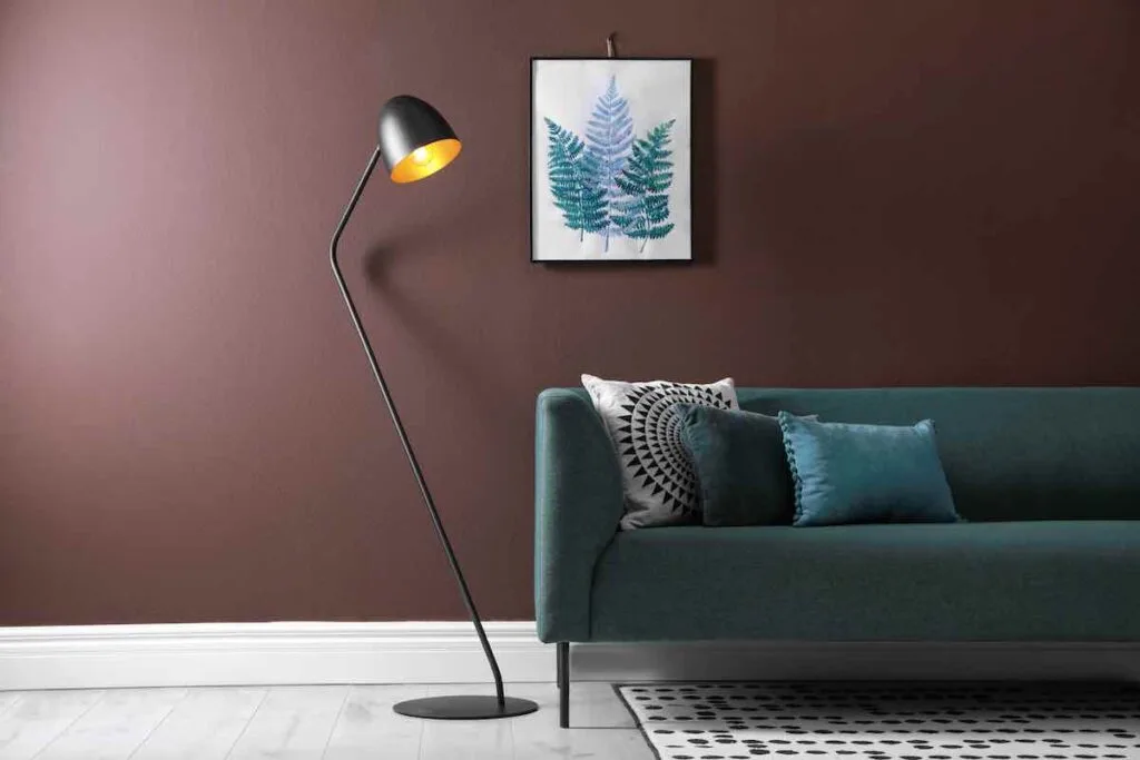 Teal and brown