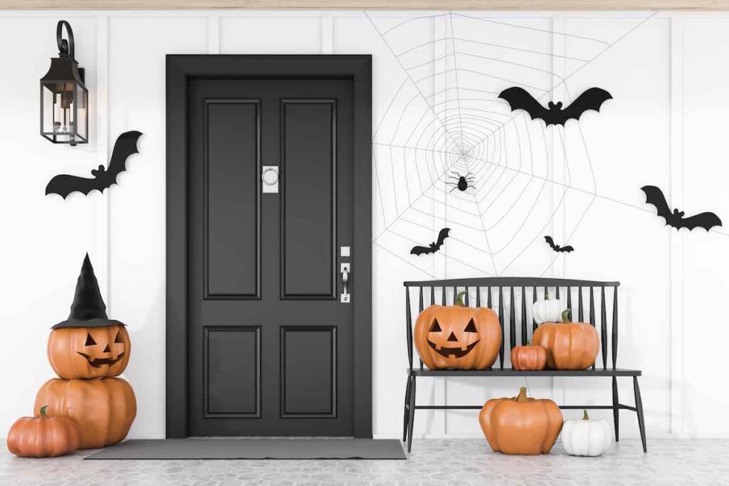 Bat door decor
