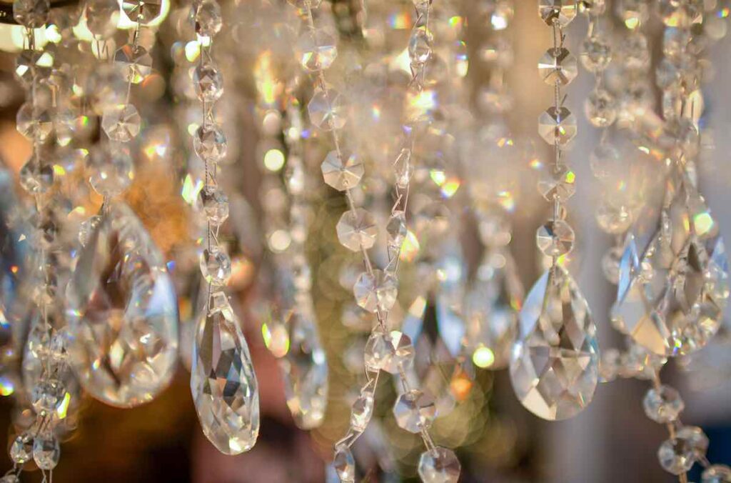 Crystal Christmas ornaments