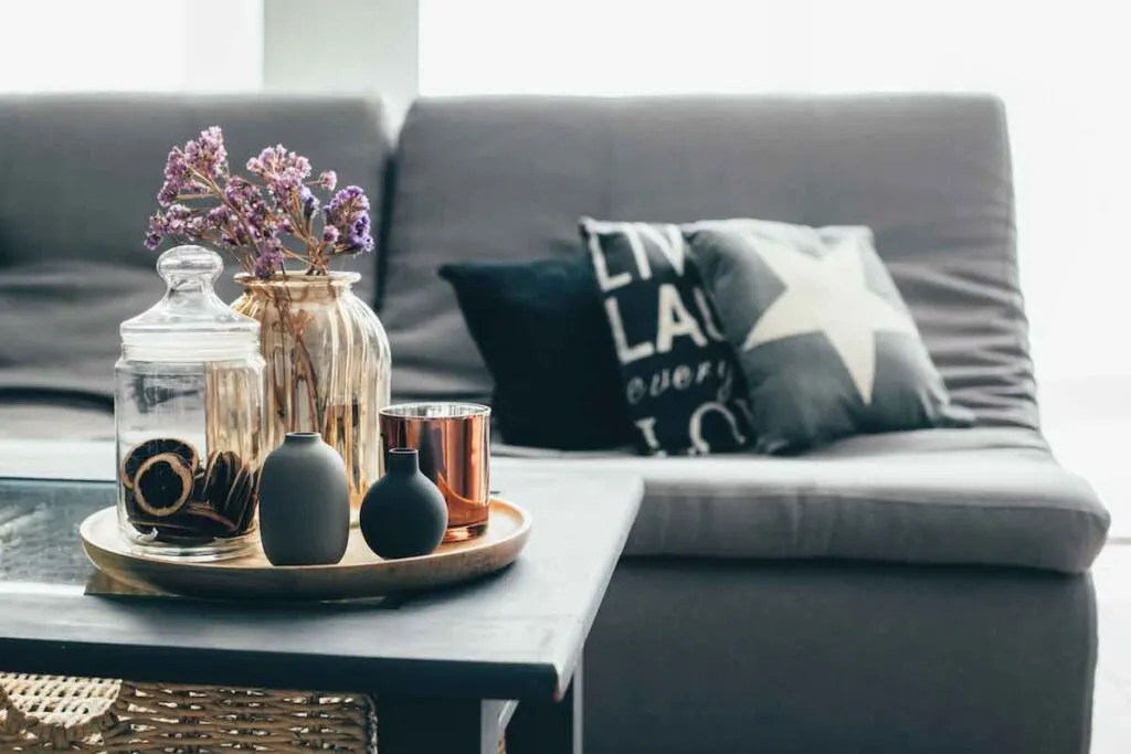 Black table decor