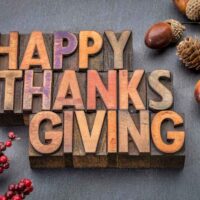 Happy Thanksgiving sign