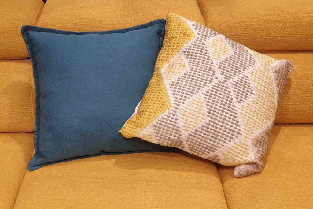 Teal, gray, and yellow