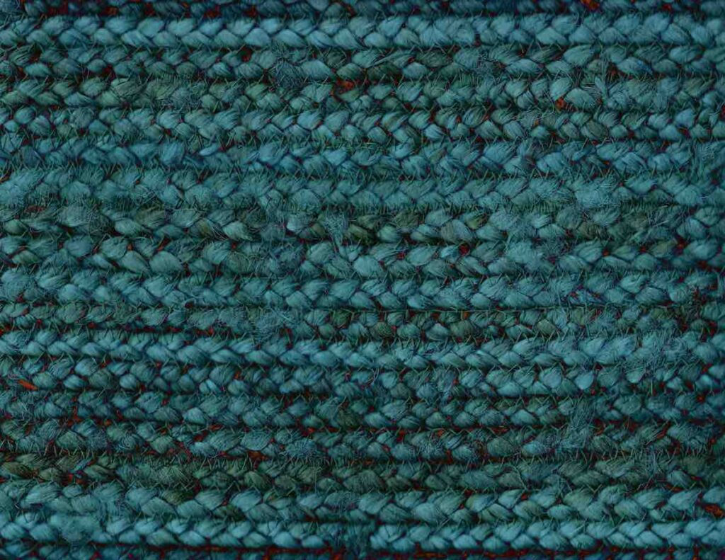 Teal rug