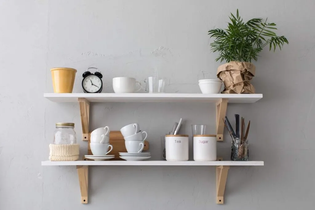 Shelving kitchen decor