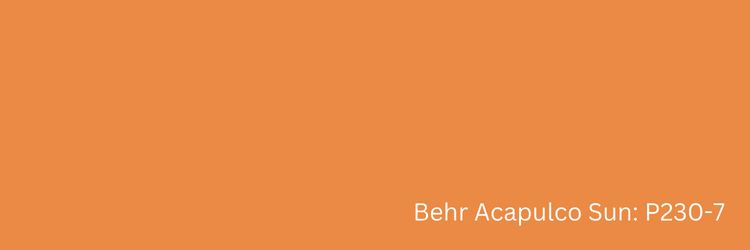 Behr Acapulco Sun: P230-7