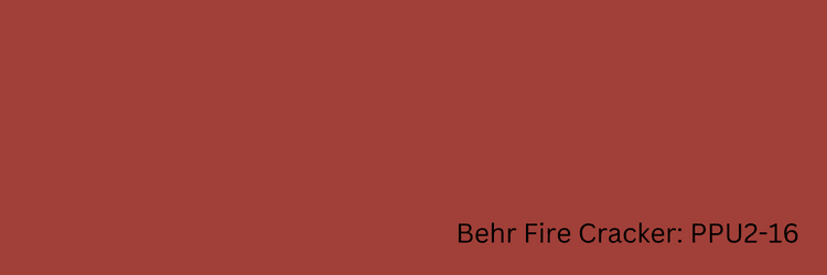 Behr Fire Cracker: PPU2-16