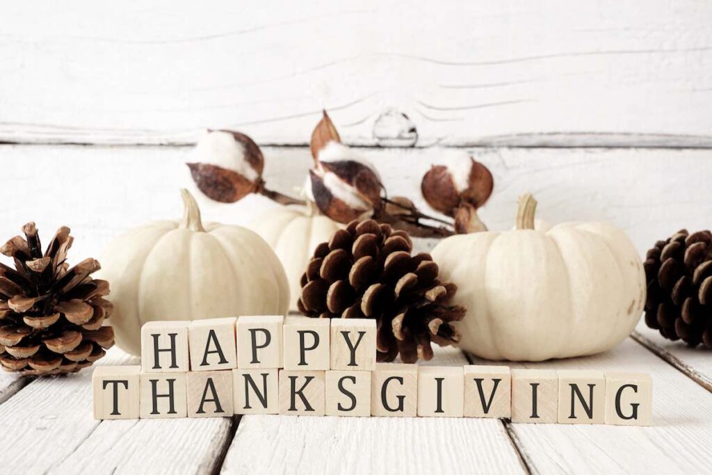 Holiday fall decor