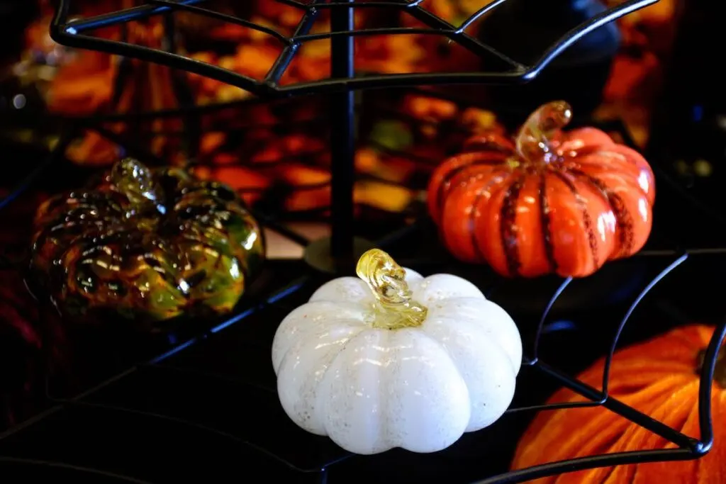 Glass pumpkins
