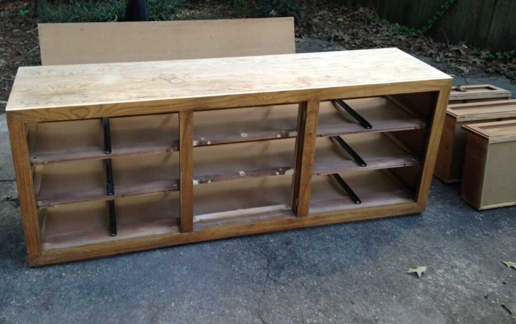 Dresser with Removed Drawers