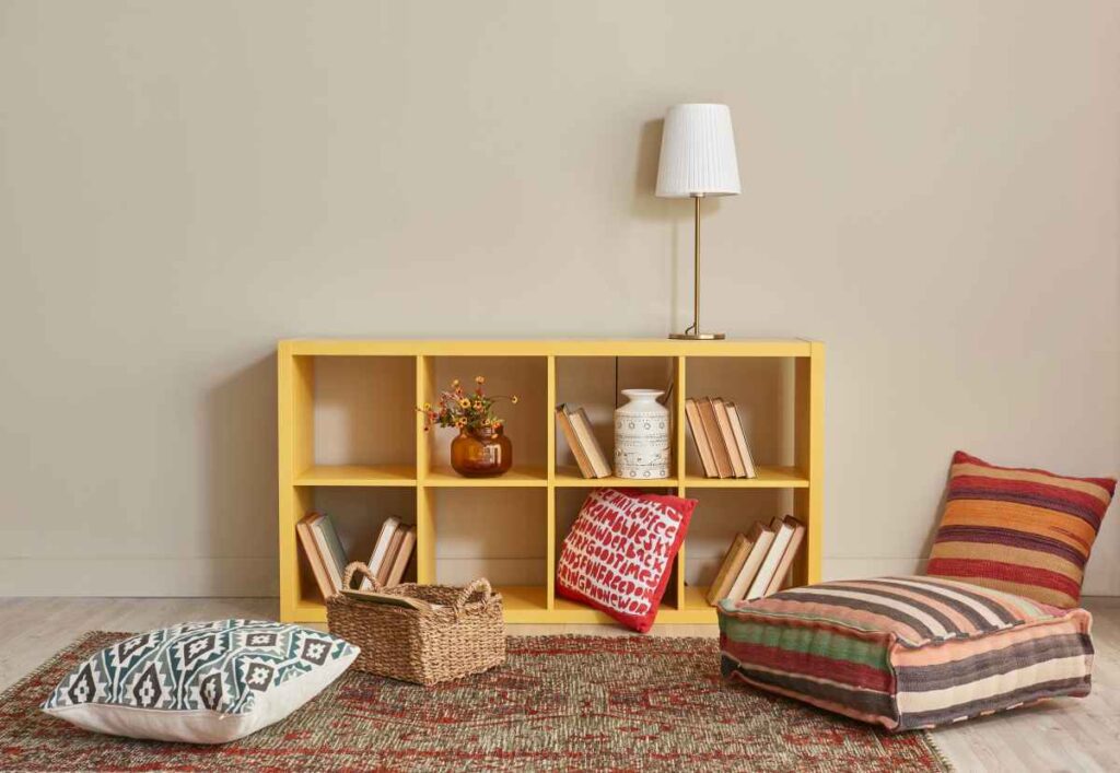 Yellow Book Shelf