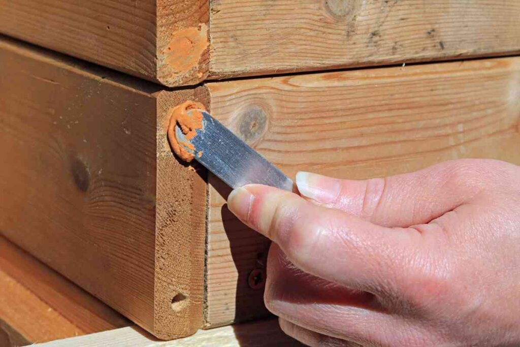 Applying Wood Filler