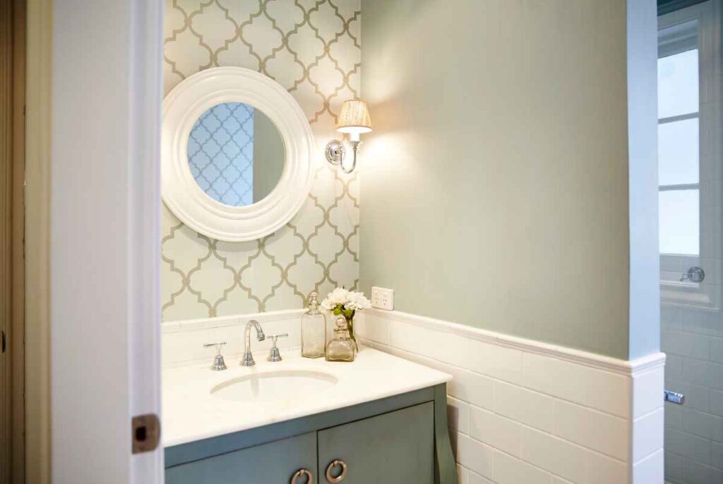 Decorating a Bathroom with Wallpaper