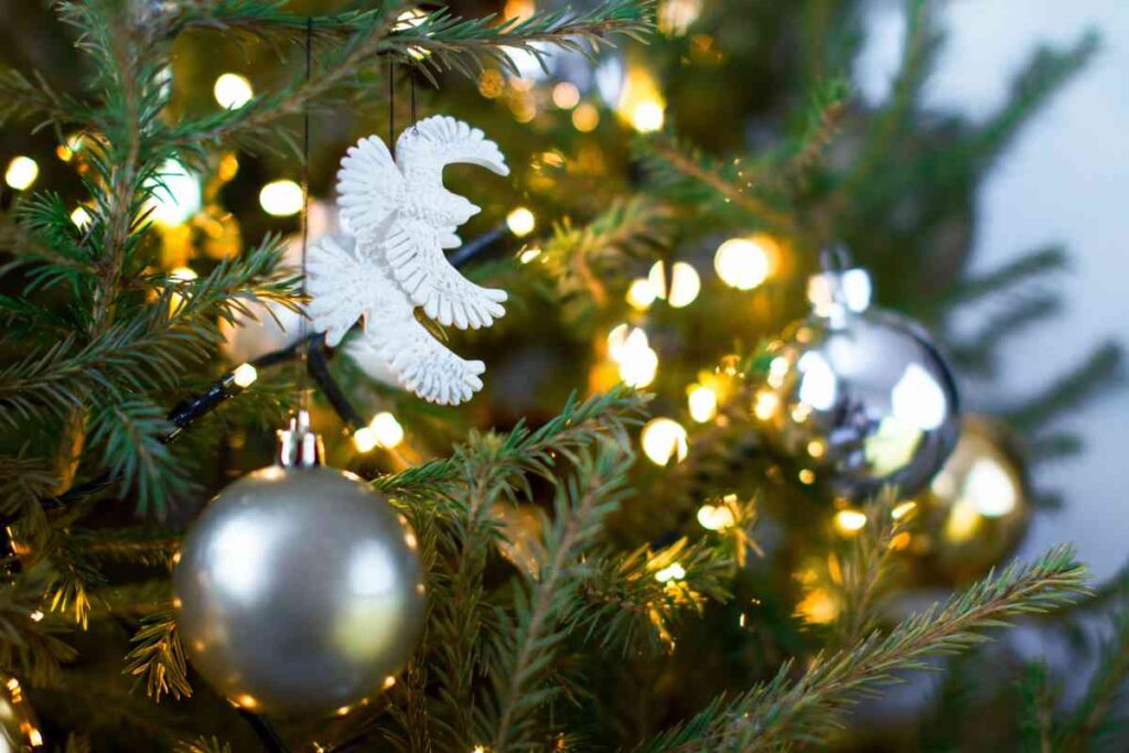 Two Dove Ornaments