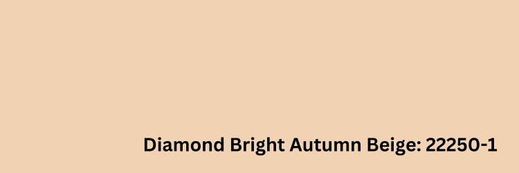 Paint Chip Diamond Bright Autumn Beige