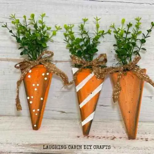 Wooden Carrots