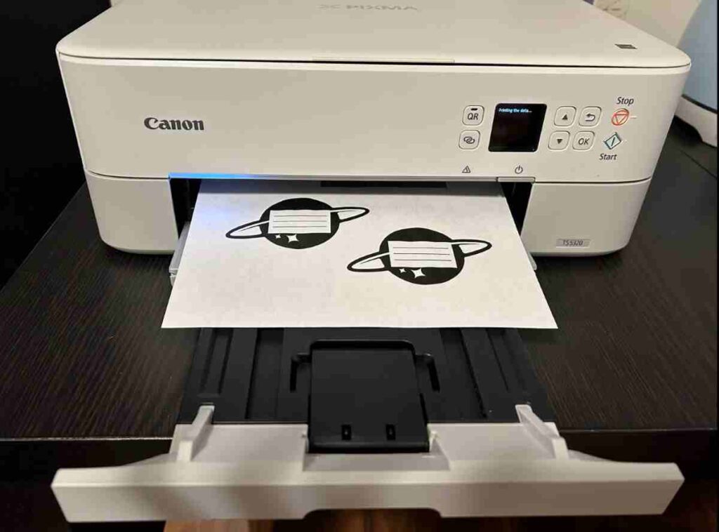 Printing pictures for a scrapbooking project
