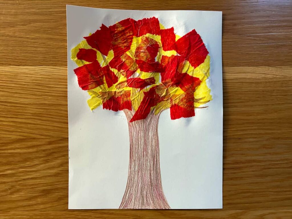 fall tree craft