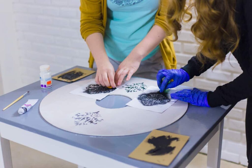 Custom Stencils for Furniture