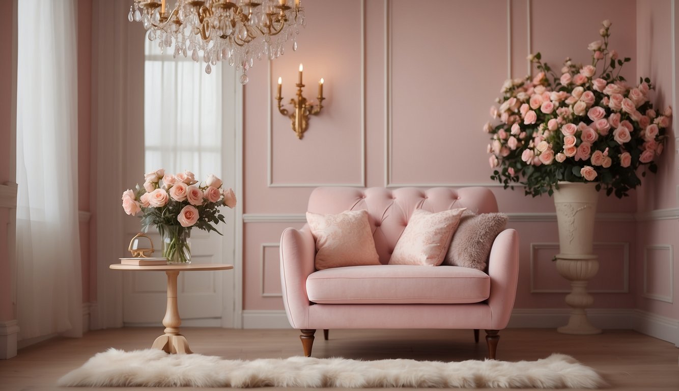 pink room decor