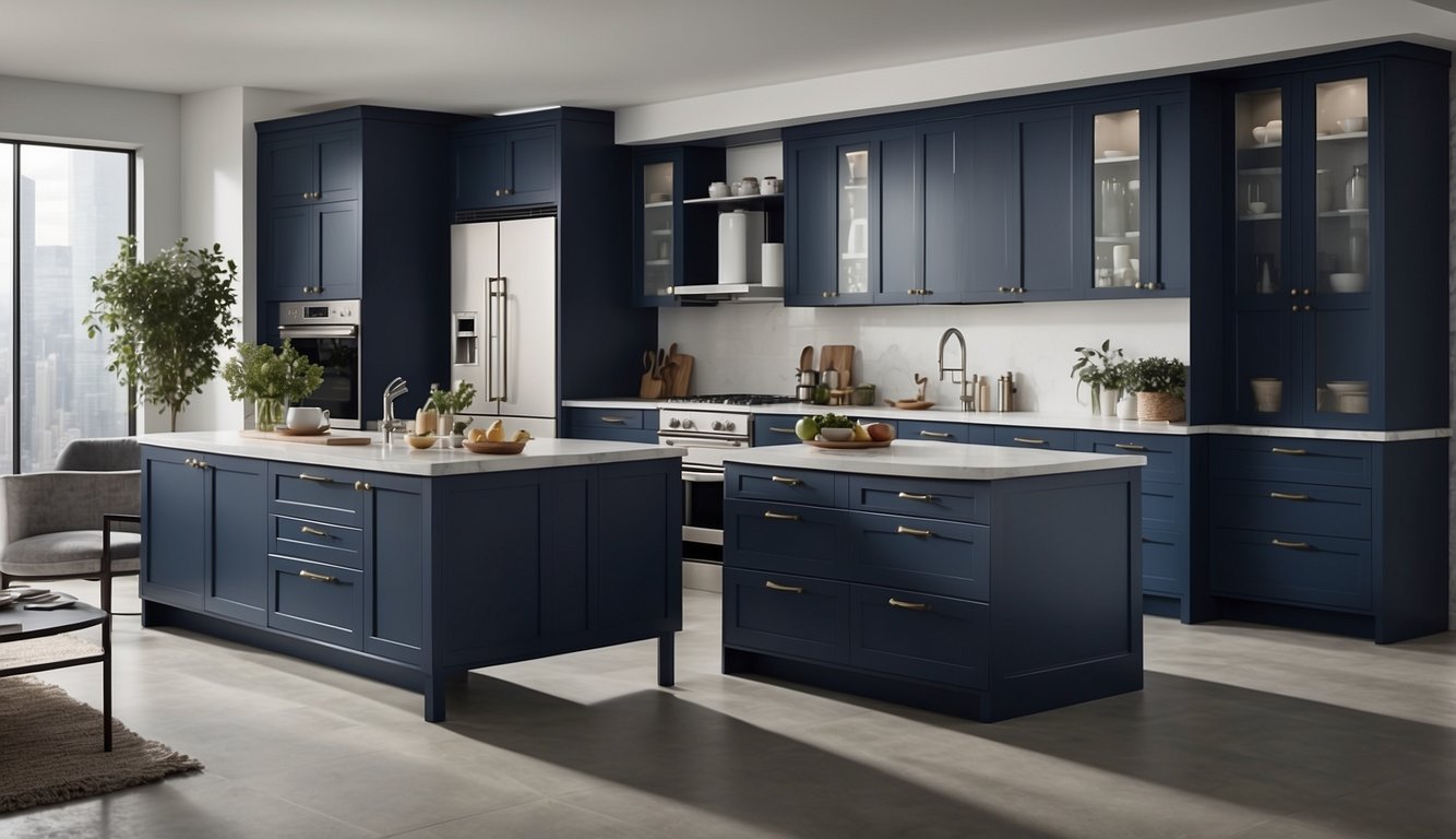 Hale Navy Cabinets