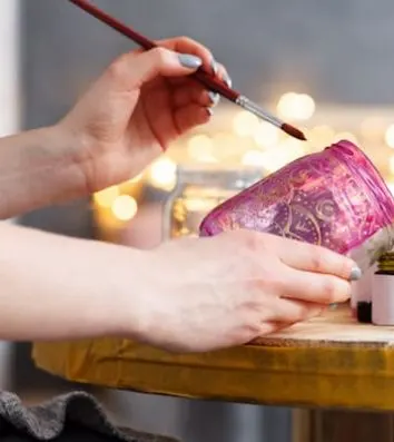 mason jars diy painting crafts ideas